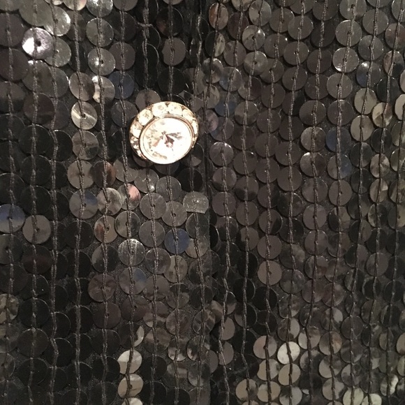St. Martin Sequin Jacket.  Vintage 1985.  Sz L - Picture 6 of 8